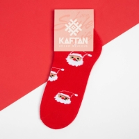 Носки новогодние женские KAFTAN "Santa" размер 36-39 (23-25 см)