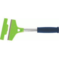 Скребок Сибртех фикс лезвие 100мм металл обрезиненная ручка 300мм 79542