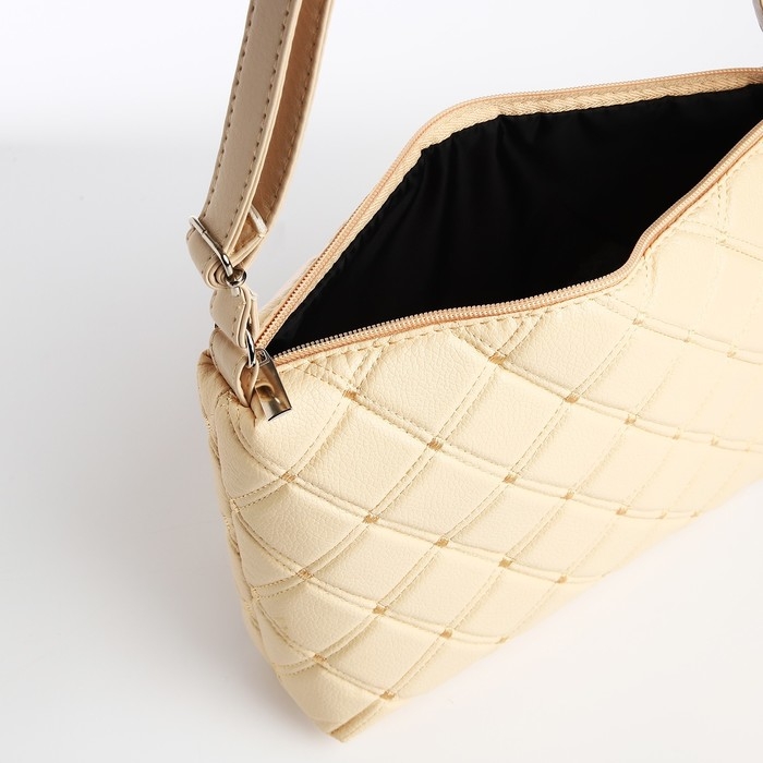 Кросс-боди на молнии, цвет бежевый Кросс-боди на молнии, цвет бежевый