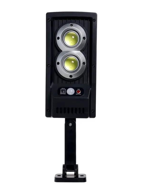 Светильник светодиодный, уличный, аккумуляторный, настенный, 60 диодов, датчик движения