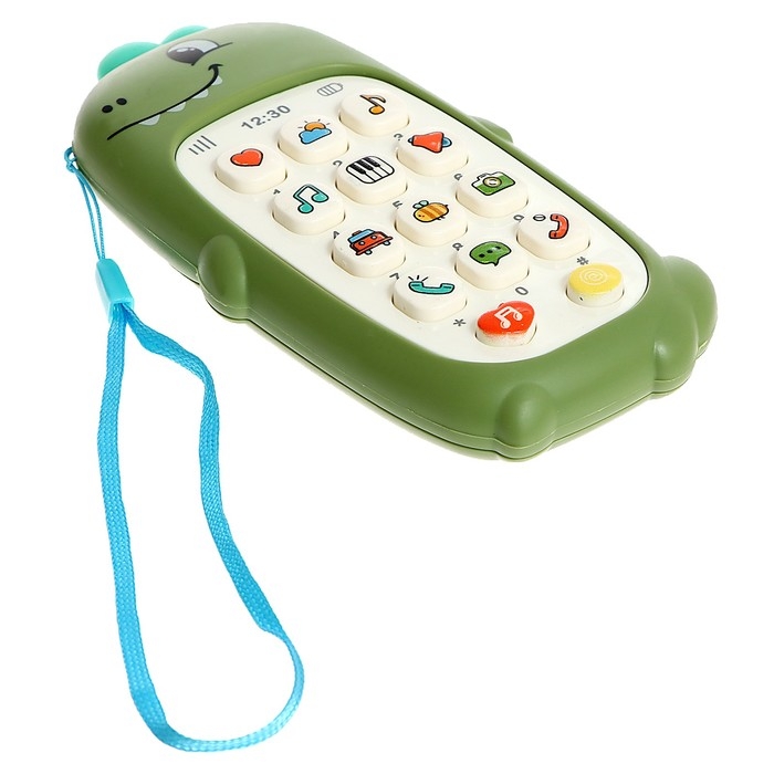 Музыкальная игрушка «Милый дракончик», звук, цвет зелёный Музыкальная игрушка «Милый дракончик», звук, цвет зелёный