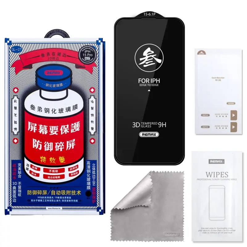 Защитное стекло для iPhone 15 Pro Medicine GL-27 REMAX