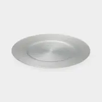 Тарелка подстановочная Wilson&Young Silvery, d=33 см, стекло, серебристая