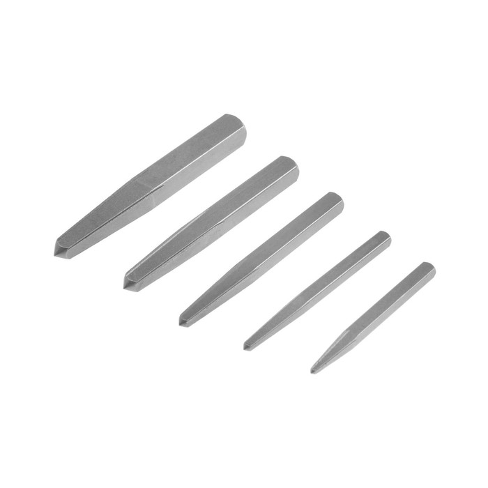 Набор экстракторов ТУНДРА, 5 шт., 45 сталь, диапазон М4-М16 Набор экстракторов ТУНДРА, 5 шт., 45 сталь, диапазон М4-М16