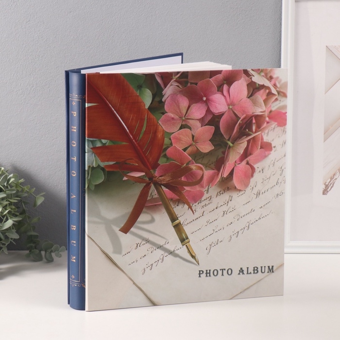 Фотоальбом на 800 фото 10х15 см Фотоальбом на 800 фото 10х15 см "Записи поэта" в коробке 5,5х30,5х33,5 см