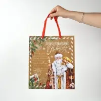 Пакеты подарочные &laquo;Новогодние чудеса&raquo;, набор 5 шт. 18&times;23&times;10 см и 1 шт. 26&times;30&times;9 см