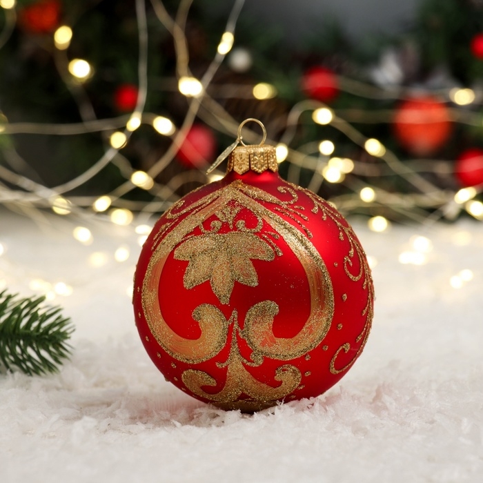 Шар Шар "Графика 67", 80 мм., в подарочной упаковке