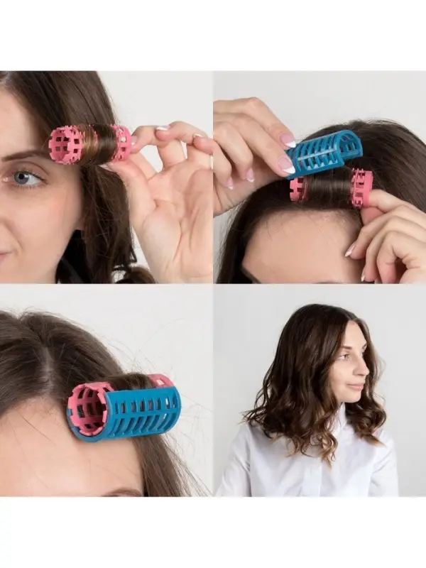 Бигуди с фиксатором, d=2.7 см, 8 шт., МИКС