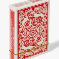 Карты игральные 54 шт. «Мотоцикл», для игры в покер, 6.3×8.7 см, красная рубашка