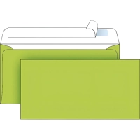 Конверт Зеленый E65 стрип 110х220 90г 50шт/уп./1886