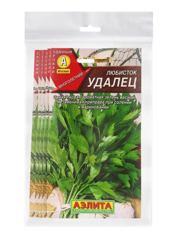 Набор семян Любисток "Удалец", пряность, 5 шт.