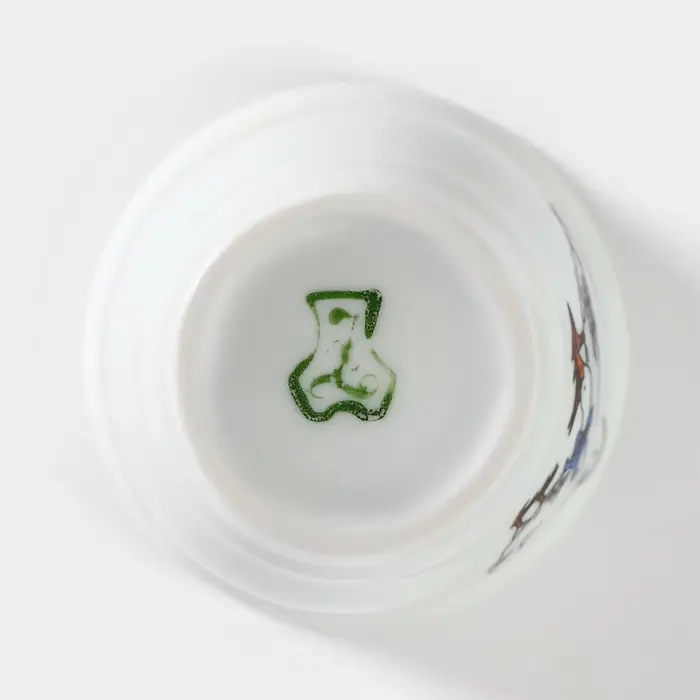 Подставка для яйца, рюмка Добрушский завод «Гуси», 50 мл, фарфор, белая Подставка для яйца, рюмка Добрушский завод «Гуси», 50 мл, фарфор, белая