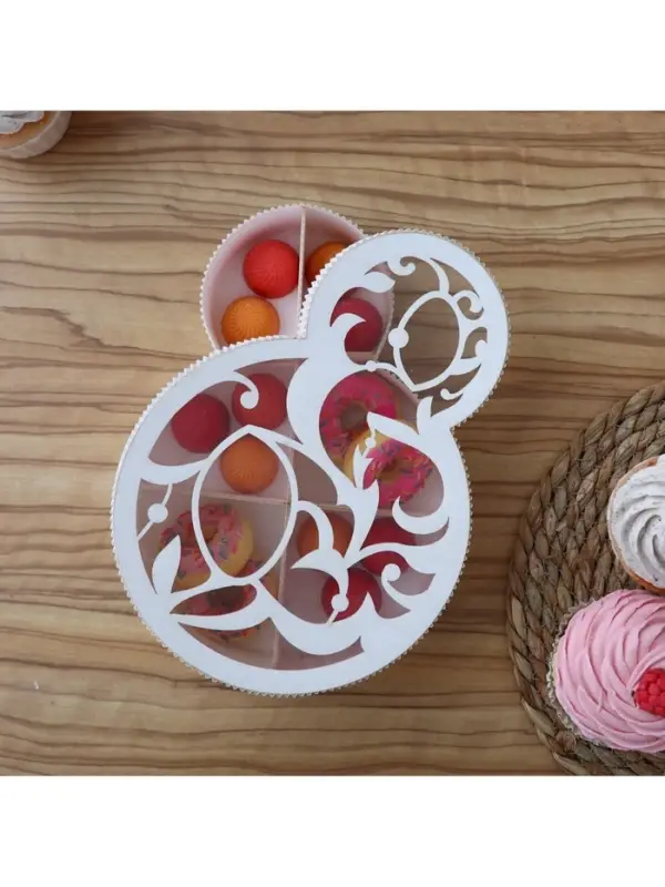 Коробка подарочная, кондитерская упаковка &laquo;8 марта&raquo; белая, 22&times;16&times;5 см