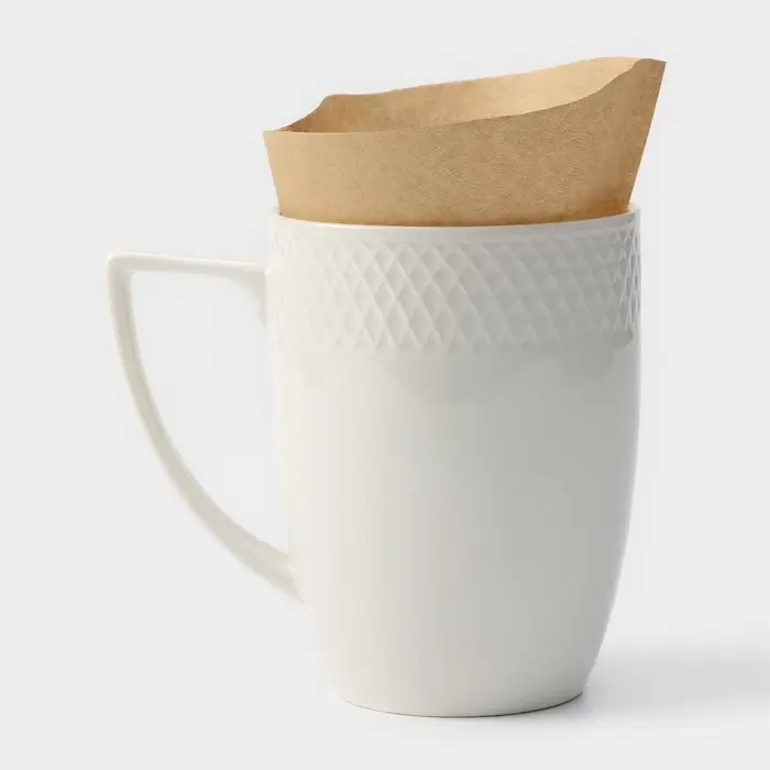 Фильтры для заваривания кофе V60 Доляна Tasty, неотбелённые, набор 50 шт., 13&times;12 см, бумага