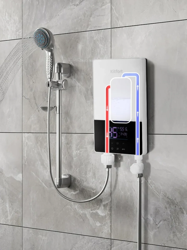 Водонагреватель проточный КТ-6034 - 6000 Вт Водонагреватель проточный КТ-6034 - 6000 Вт