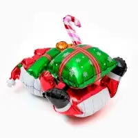 Воздушный шар фольгированный 3D 40" &laquo;Дед мороз с подарком&raquo;, только под воздух