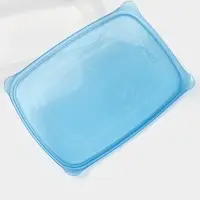 Набор контейнеров для хранения еды Darel plastic &laquo;Трио&raquo;, 3 шт., 700 мл, пластик, прозрачный, крышка МИКС