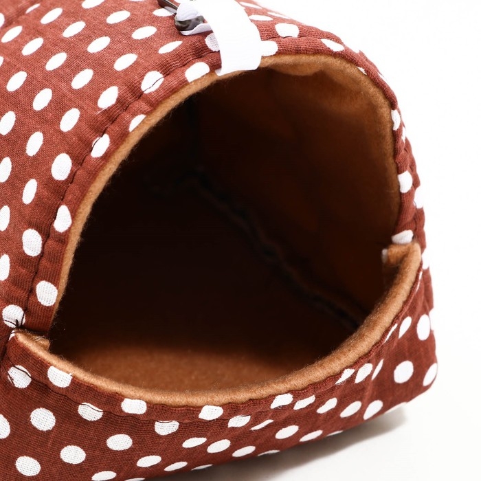 Домик  Домик "Нора" для грызунов 20*14*12 см, бязь, флис, поролон