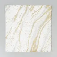 Салфетки бумажные трёхслойные &laquo;Золотой мрамор&raquo;, 33&times;33, 20 шт.