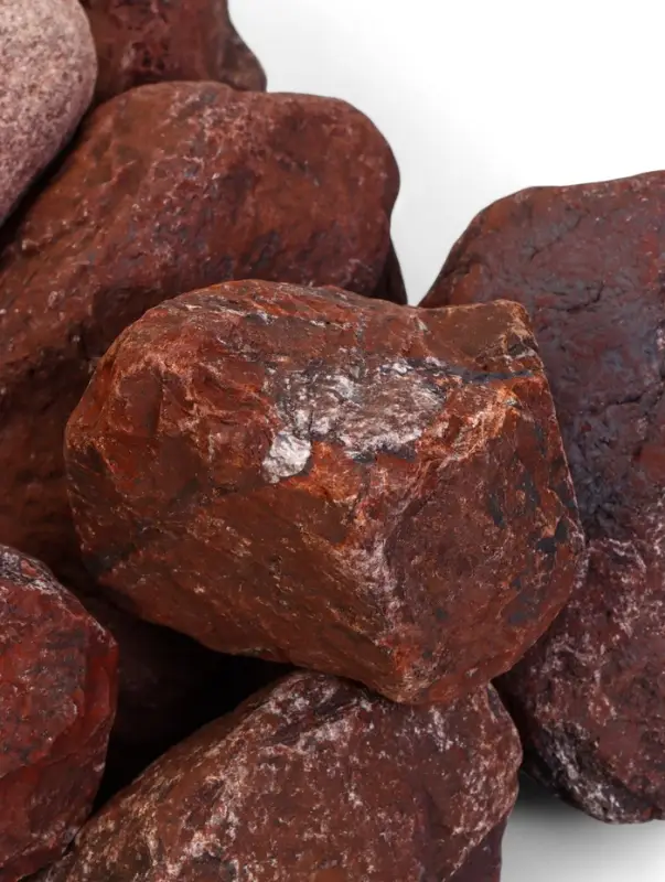 Камни для бани &laquo;Яшма сургучная&raquo;, 10 кг, галтованные, фракция 7-12 см