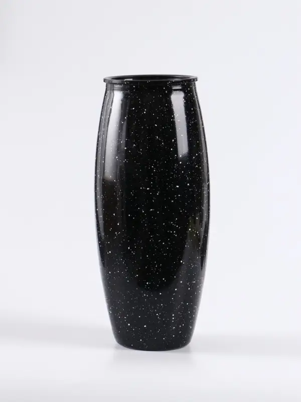 Ваза &laquo;Крапле&raquo;, h=23 см, стекло, чёрная