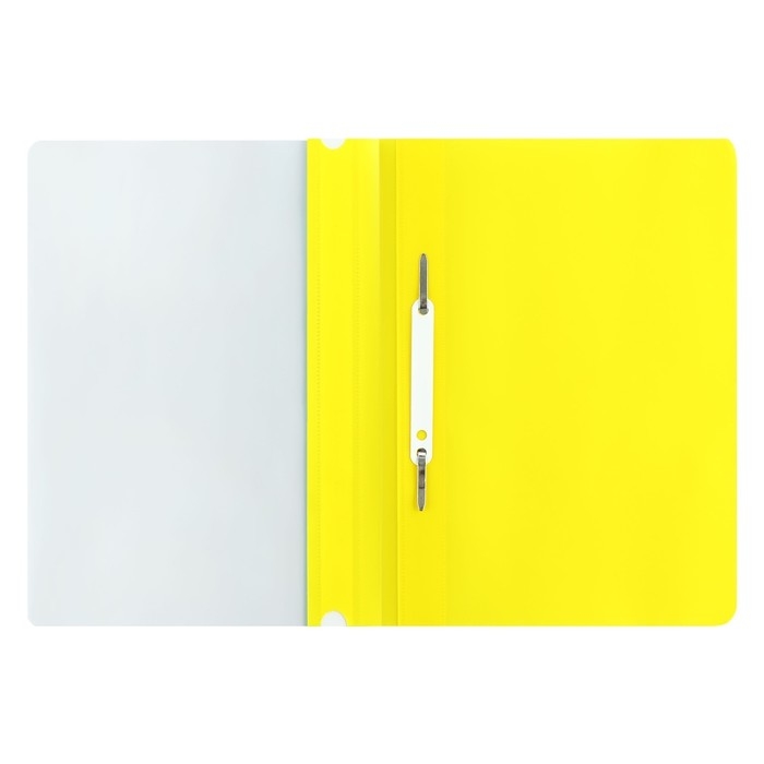 Набор папок-скоросшивателей А4, 5 штук, Calligrata, 180 мкм, с прозрачным верхом, жёлтый Набор папок-скоросшивателей А4, 5 штук, Calligrata, 180 мкм, с прозрачным верхом, жёлтый