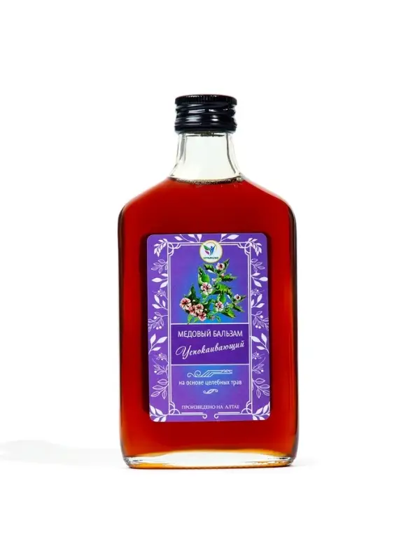 Безалкогольный алтайский медовый бальзам на травах Vitamuno &laquo;Успокаивающий&raquo;, 250 мл