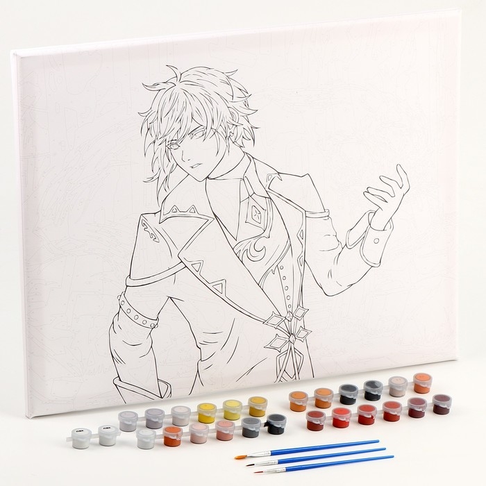 Картина по номерам на холсте с подрамником «Огненный парень», 40 х 50 см Картина по номерам на холсте с подрамником «Огненный парень», 40 х 50 см