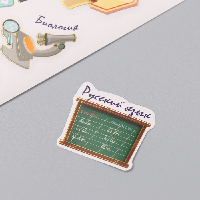 Фотоальбом 25 листов (наклейки+кольца) Фотоальбом 25 листов (наклейки+кольца) "Страна уроков" 19х27х3 см