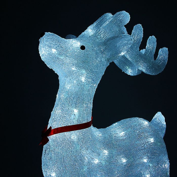 Светодиодная фигура «Оленёнок» 46 × 70 × 22 см, акрил, 100 LED, 8 режимов, 220 В, свечение белое Светодиодная фигура «Оленёнок» 46 × 70 × 22 см, акрил, 100 LED, 8 режимов, 220 В, свечение белое