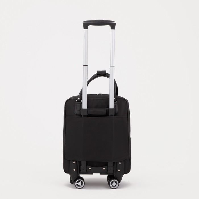 Сумка дорожная 18 Сумка дорожная 18" на колёсах, отдел на молнии, 4 наружных кармана, цвет чёрный