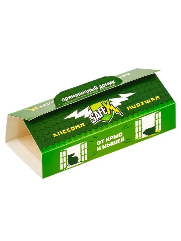 Кеевая ловушка от грызунов домик, SAFEX, 1 шт