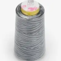 Нитки мультиколор 40/2, 2700 м, чёрные, белые
