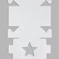 Коробка 10,2 х 10,2 х 5,9 см белая