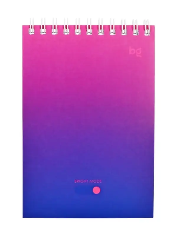 Блокнот А6, 60 листов в клетку, Bright monocolor, на гребне, МИКС Блокнот А6, 60 листов в клетку, Bright monocolor, на гребне, МИКС