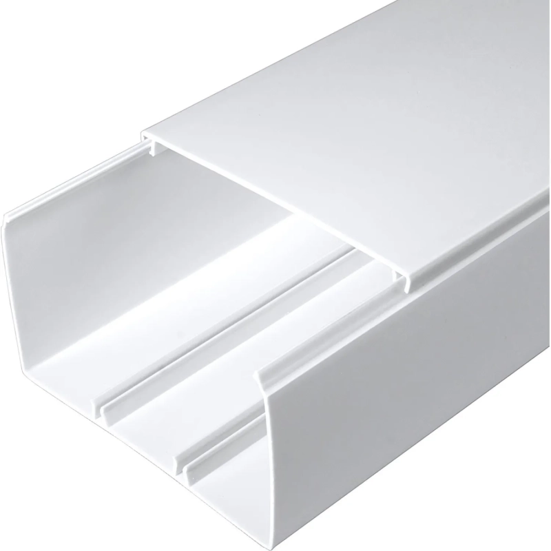 Кабель-канал белый 2-й замок 100х60х2000мм Промрукав PR03.0060