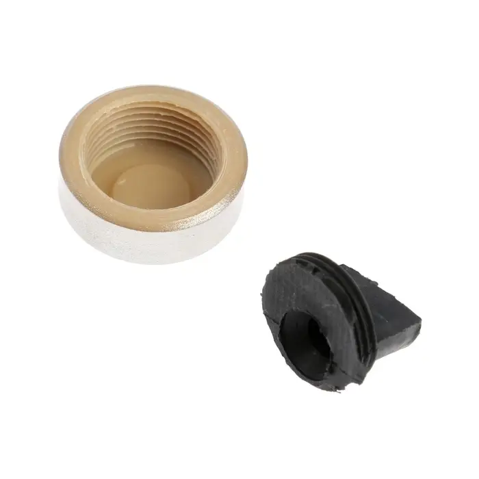 Зеркалодержатель ТУНДРА, d=20 мм, без сверления, цвет матовый никель, пластик, 4 шт.