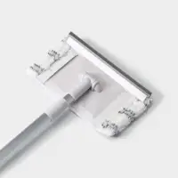 Щётка для окон, телескопическая алюминиевая ручка 59(103) см, водосгон 20.5 см, насадка из микрофибры 20.5&times;12 см