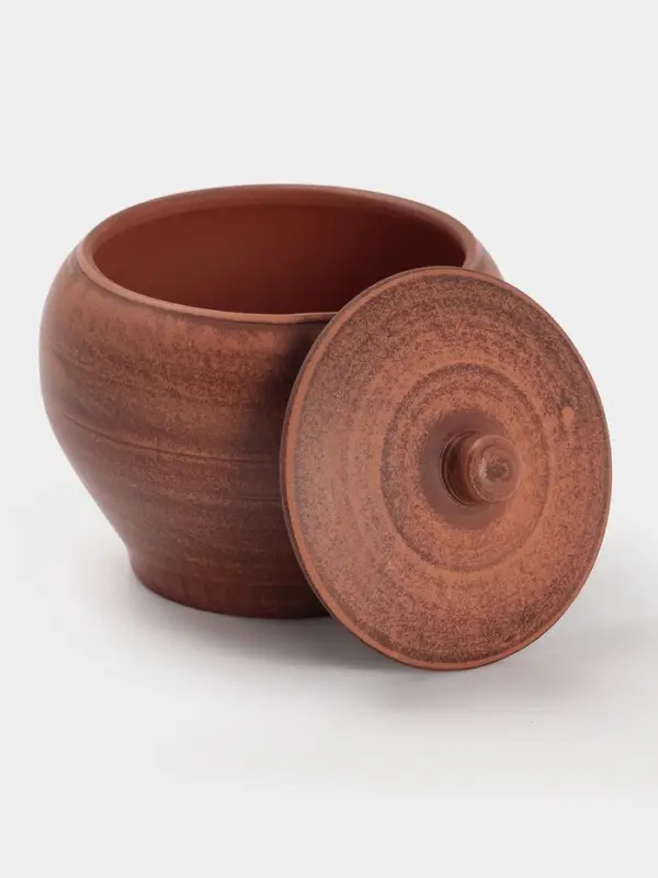 Горшок для запекания &laquo;Классика&raquo;, 700 мл, 13&times;13 см, красная глина