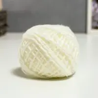 Пряжа для вязания спицами, крючком «Карачаевская», моток, 100% акрил, 100 м/40±5 г, (белый)