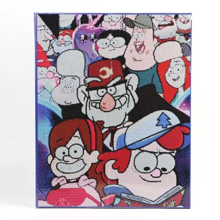 Алмазная вышивка с полным заполнением &laquo;Гравити Фолз&raquo;, на раме, 40&times;50 см