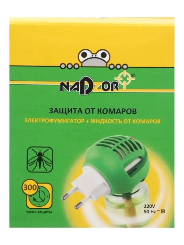 Комплект от комаров (Электрофумигатор+жидкость 30 мл), Nadzor