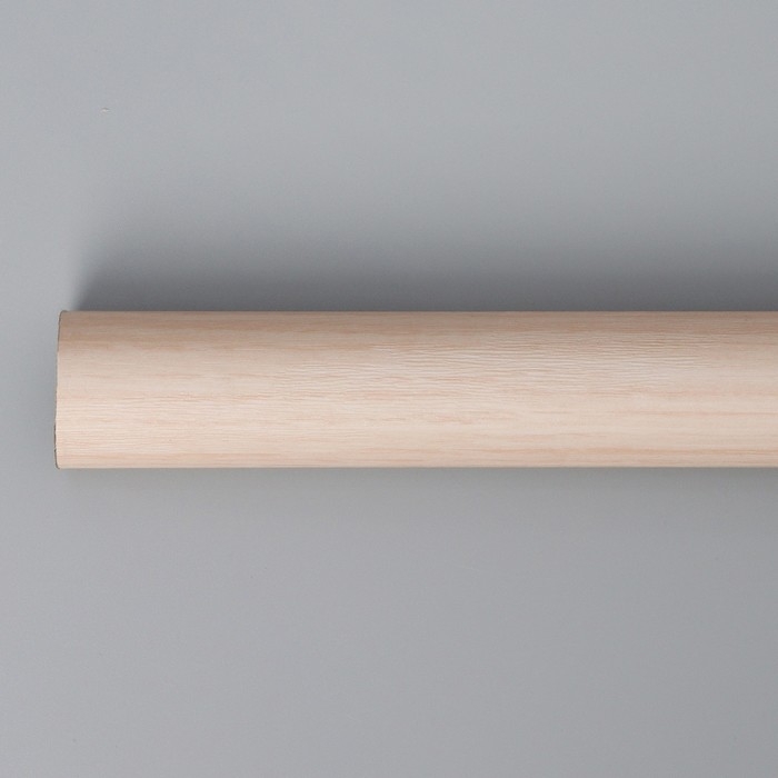 Карниз двухрядный, ширина 140 см, d=28 мм, пластиковые элементы, цвет дуб Карниз двухрядный, ширина 140 см, d=28 мм, пластиковые элементы, цвет дуб