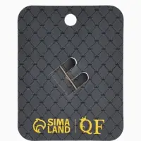 Брошь &laquo;Бантик&raquo;, жемчуг, цвет белый в золоте