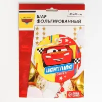 Шар воздушный «Молния», 18 дюйм, фольгированный, Тачки Шар воздушный «Молния», 18 дюйм, фольгированный, Тачки