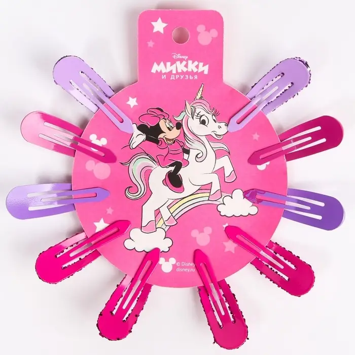 Заколка для волос, 10 штук, Минни Маус Заколка для волос, 10 штук, Минни Маус