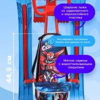 Снегокат &laquo;Трансформер&raquo;, со спинкой, красный, синий, ТС4-1/ТР Snow Cat