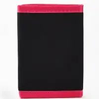 Кошелёк детский на липучке &laquo;Девочка с розовыми волосами&raquo;, чёрный