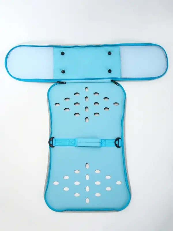 Складная сумка - переноска, 43&times;20&times;29 см, материал EVA, голубая