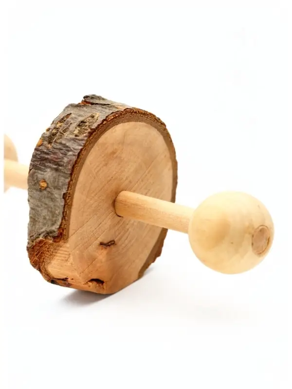 Игрушка для грызунов, погрызушка &laquo;Моноколесо&raquo;, 8&times;4.5 см, дерево